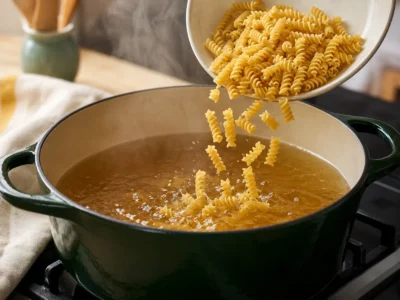 Pasta anrösten