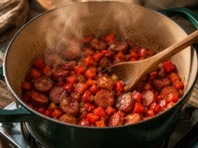 Paprika zufügen
