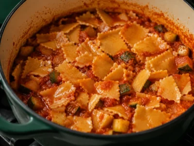 Lasagneplatten einlegen