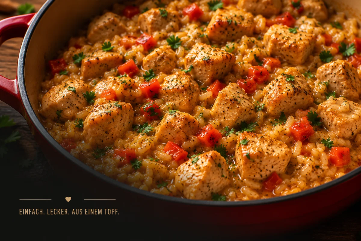 One Pot Reis mit Hähnchen