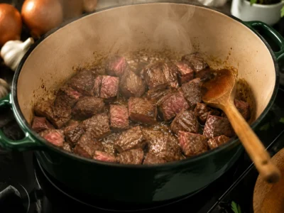 Rindfleisch anbraten