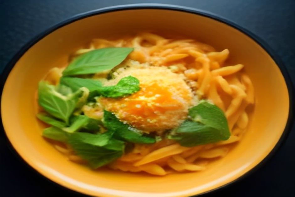 Cremige One Pot Kürbis-Pasta mit zartem Hokkaido-Kürbis und frischem Salbei
