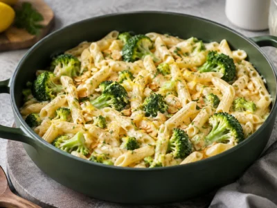 One Pot Pasta Brokkoli ohne Sahne: cremig in 30 Minuten