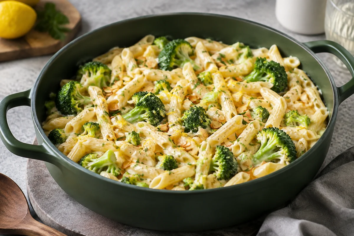 Cremige One Pot Pasta mit Brokkoli ohne Sahne